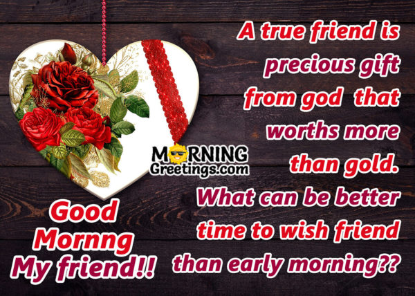 A True Friend Is Precious Gift From God