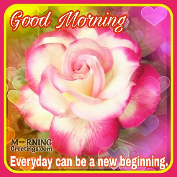 Everyday Can Be A New Beginning