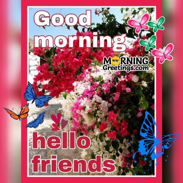 Good Morning Hello Friends