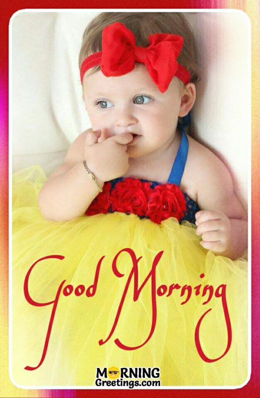 Sweet Good Morning With Baby