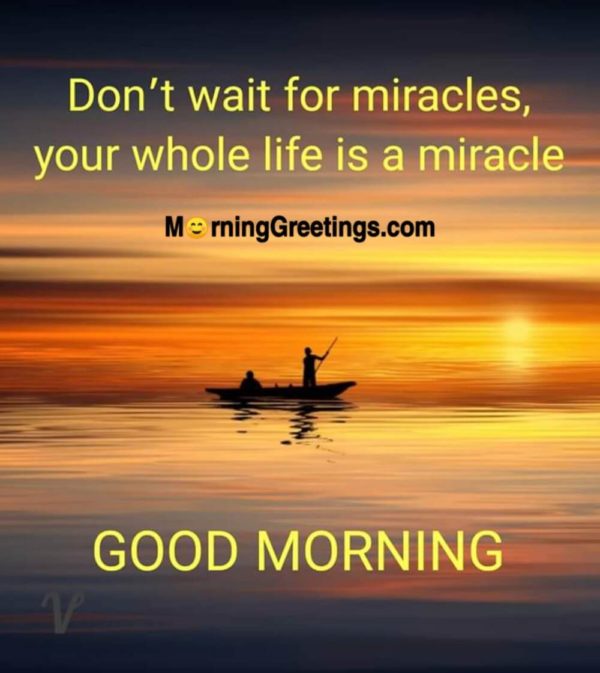 Don't Wait For Miracles