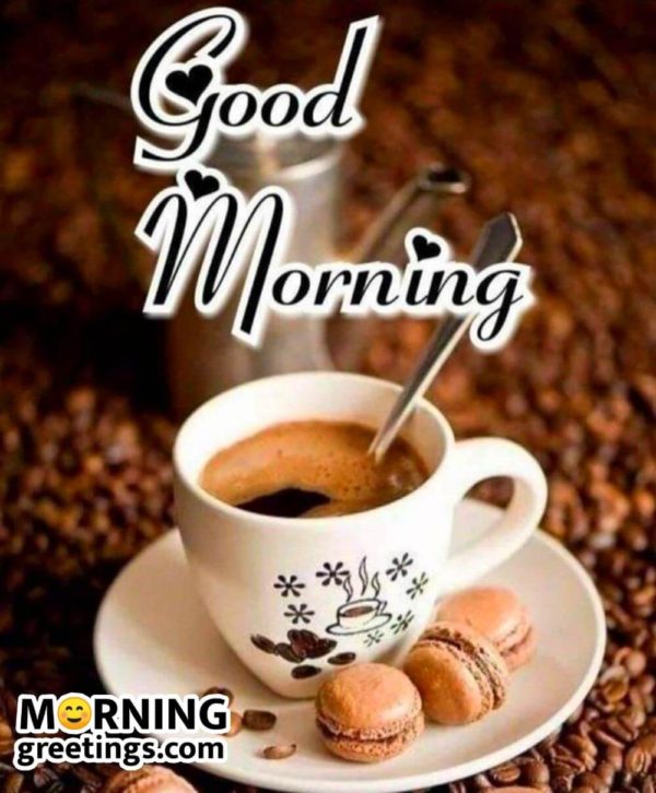 Good Morning With Delicious Coffee