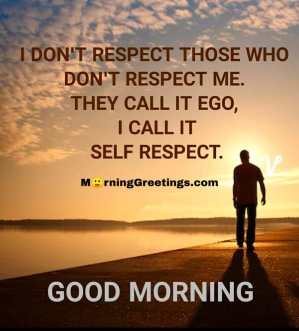 I Don't Respect Those