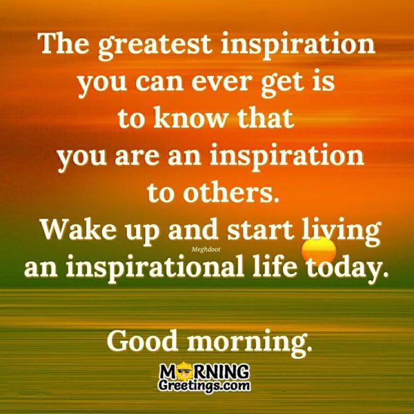 The Greatest Inspiration