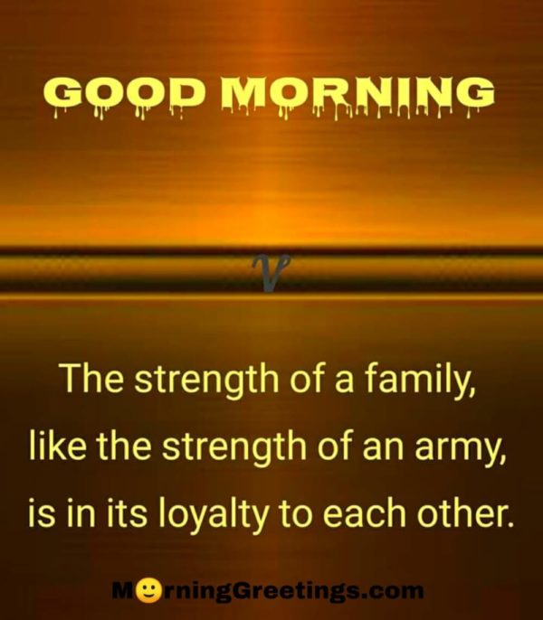 The Strength Of A Family