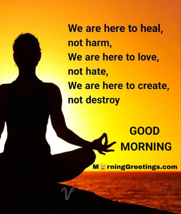 We Are Here To Heal