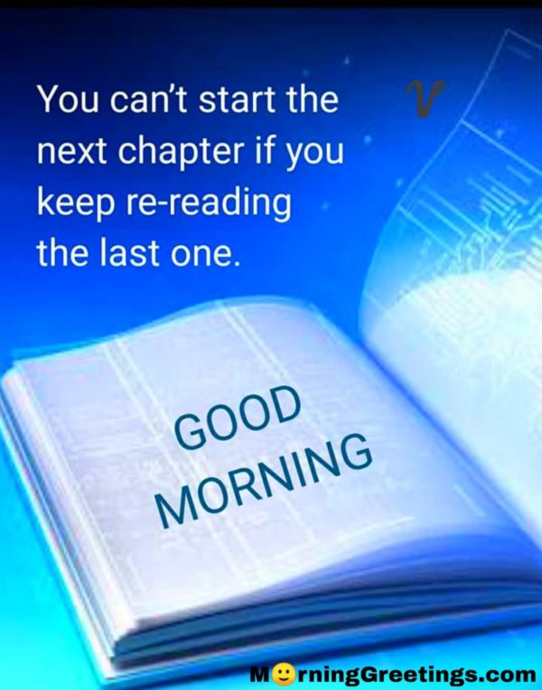 You Can't Start The Next Chapter