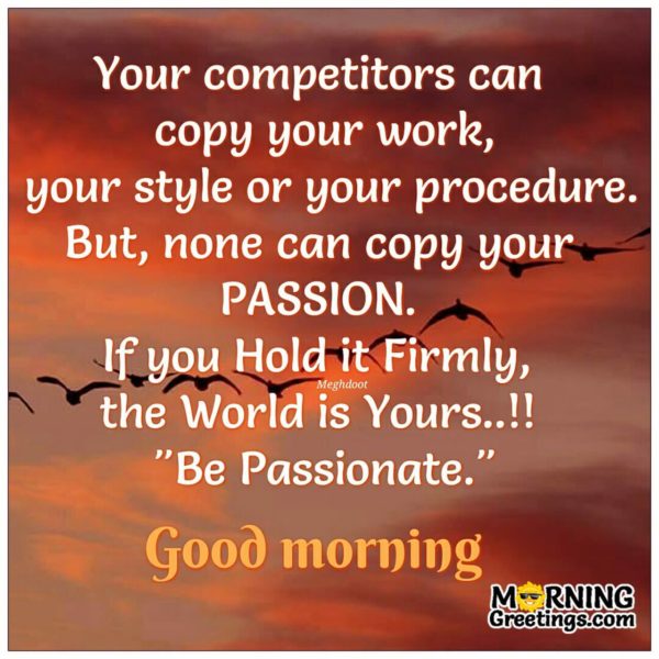 Your Competitors Can Copy Your Work