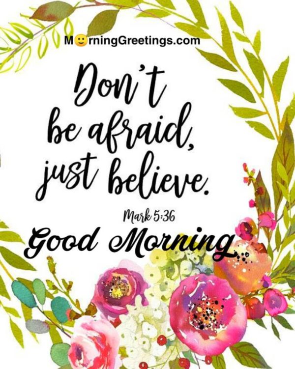 Don't Be Afraid