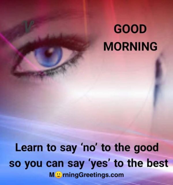 Learn To Say No