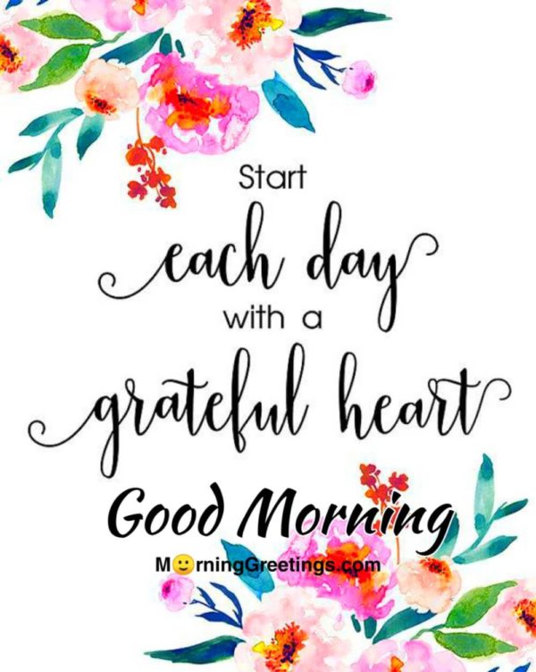 Start Each Day