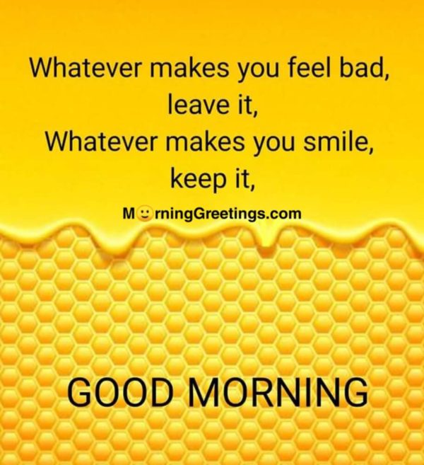 Whatever Makes You Feel Bad