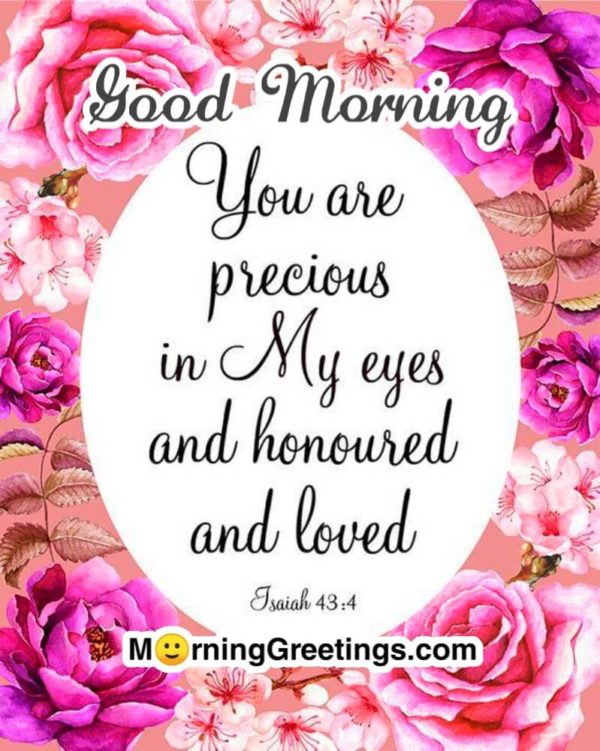 You Are Precious In My Eyes