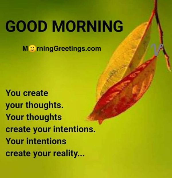 You Create Your Thoughts