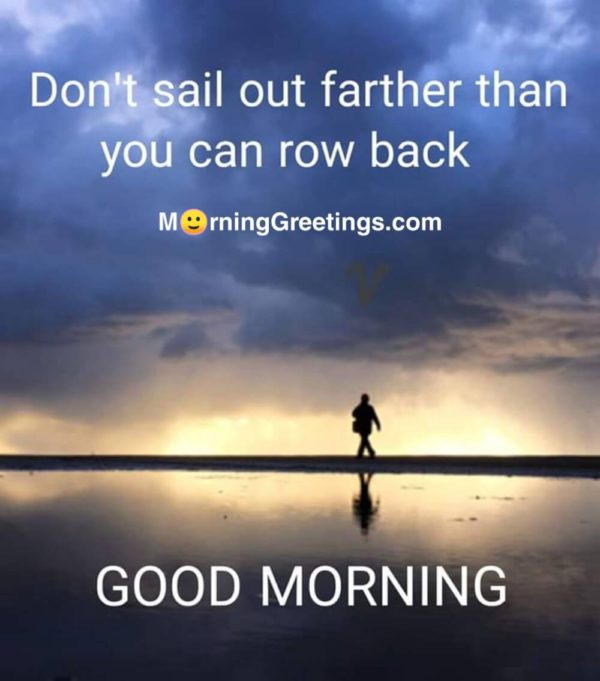 Don't Sail Out Farther