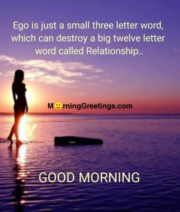 Ego Is Just A Small Three Letter Word