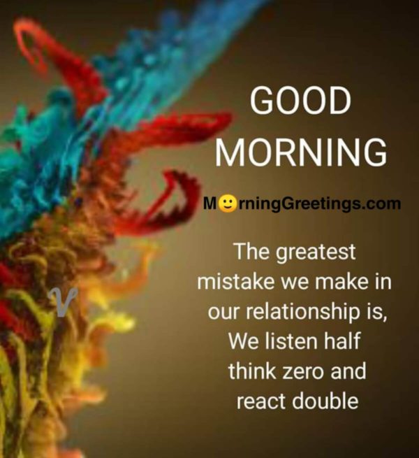 The Greatest Mistake We Make