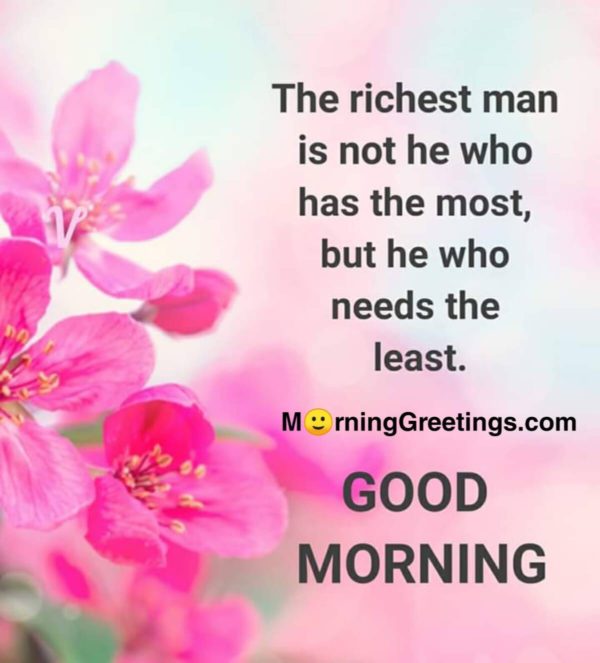 The Riches Man Is Not