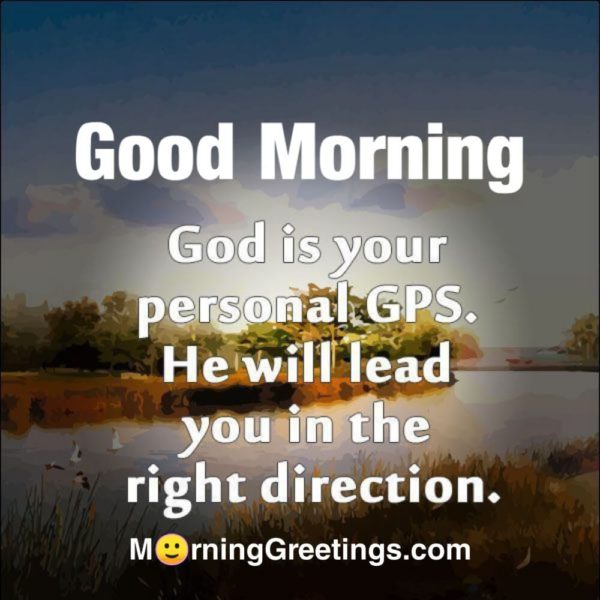 God Is Your Personal Gps