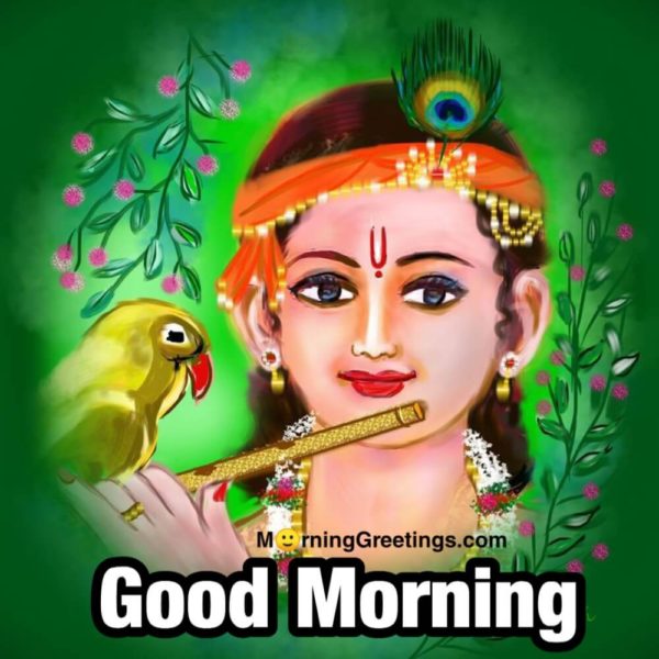 Good Morning Krishna Image