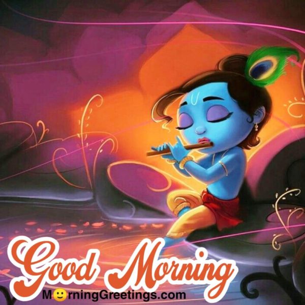 Good Morning Krishna Pic