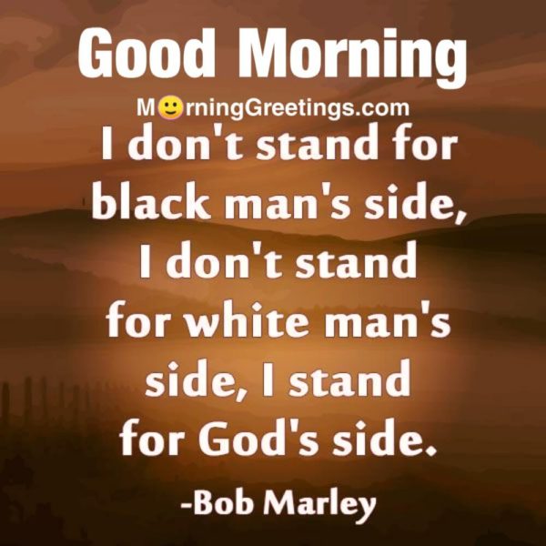 I Don't Stand For Black Man's Side
