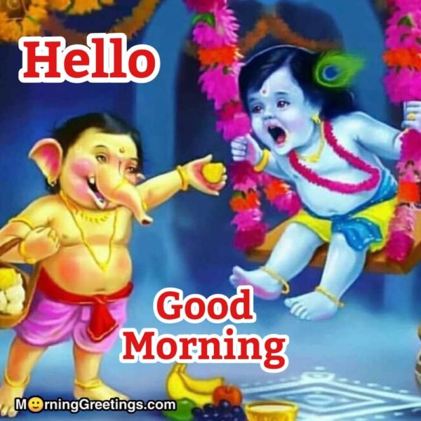 Krishna And Ganesha