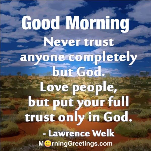 Never Trust Anyone Completely