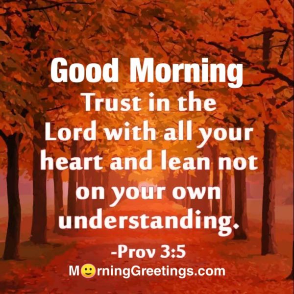 Trust In The Lord