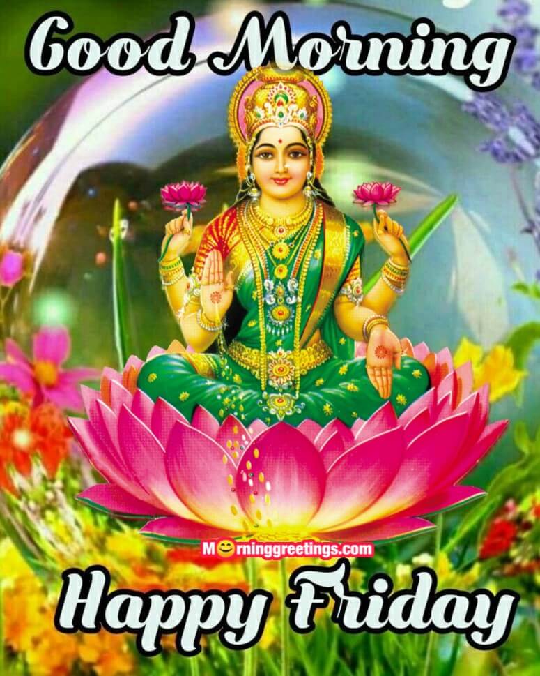 Happy Friday Good Morning Lakshmi Card