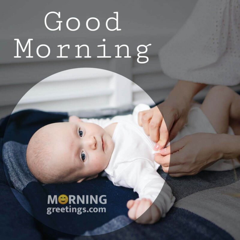 Good Morning Cute Baby Card