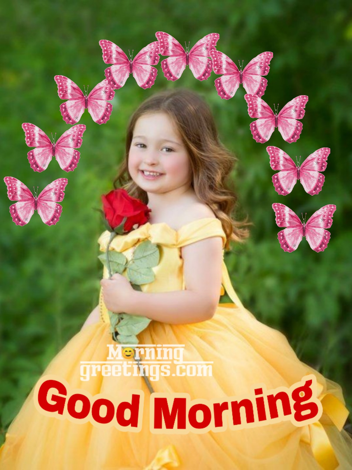 Good Morning Sweet Smile Girl