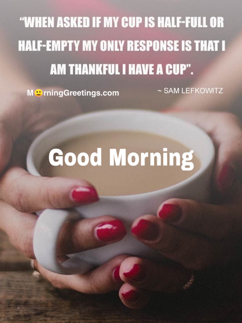 Good Morning Thanksgiving Coffee