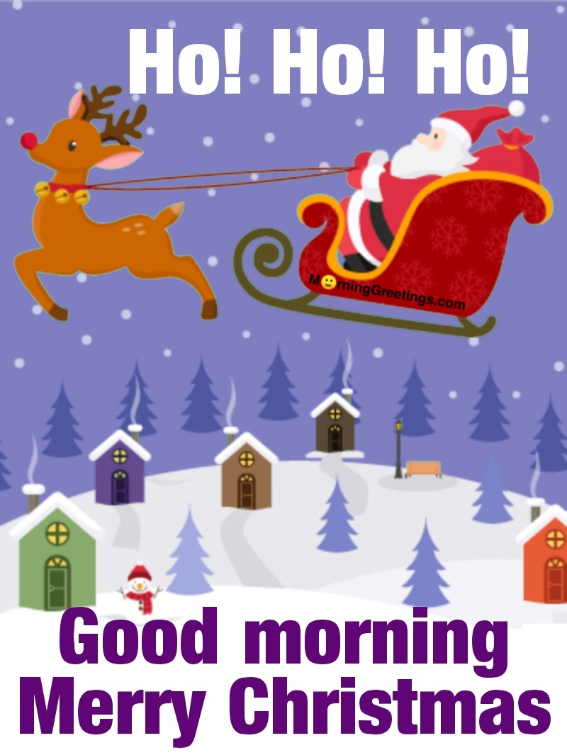 Good Morning Santa Claus In Town