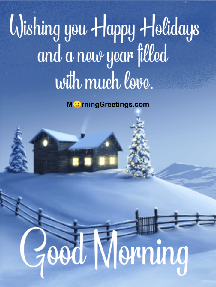 Good Morning Winter Seasons Greeting