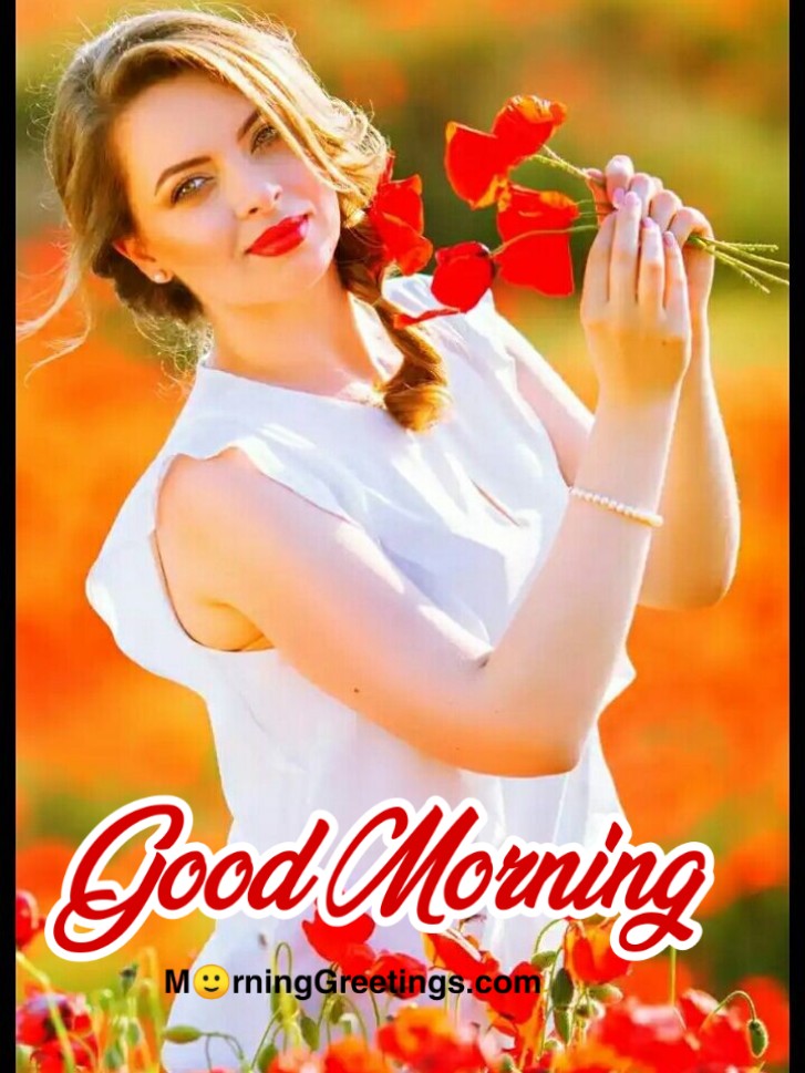 Good Morning Beatiful Woman Smiling