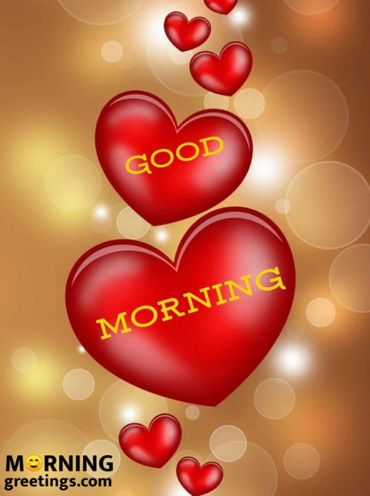 Good Morning Hearts Card