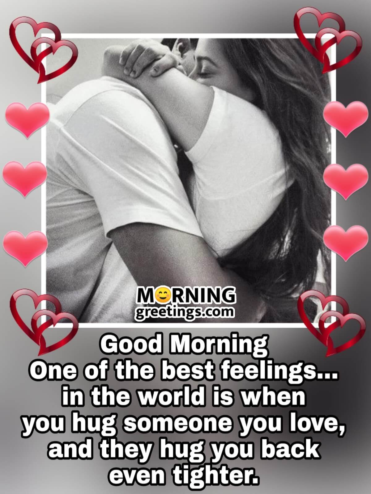 Good Morning Best Hug Card