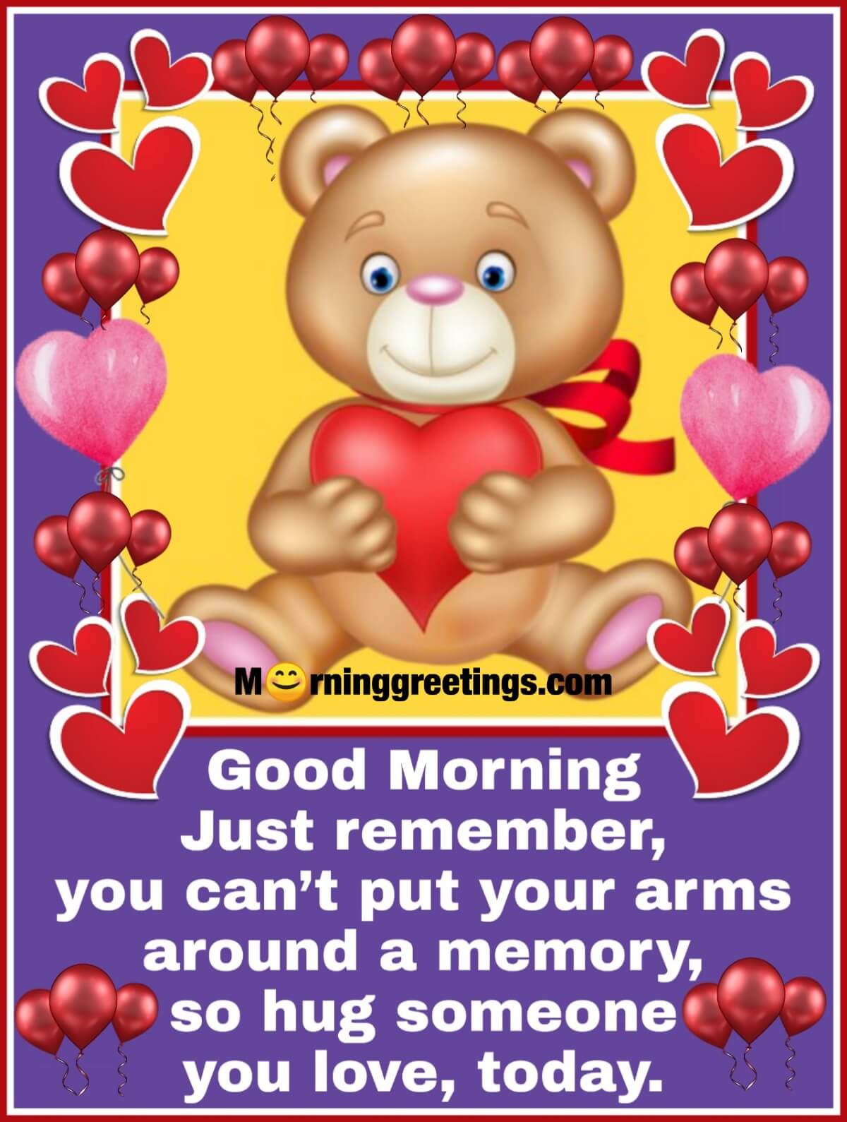 Good Morning Best Hug Quote