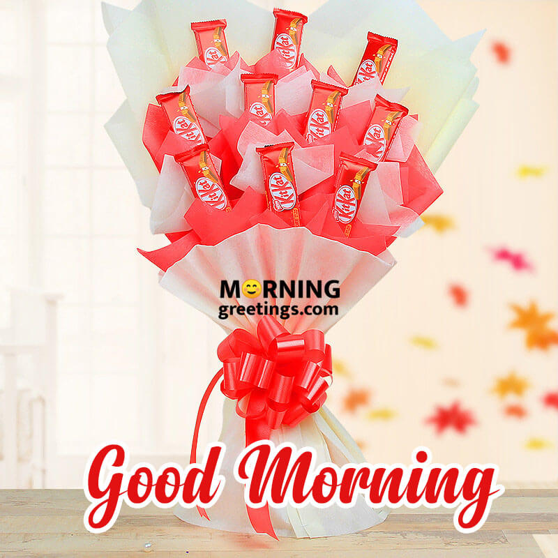 Good Morning Cadboury Bouquet Card