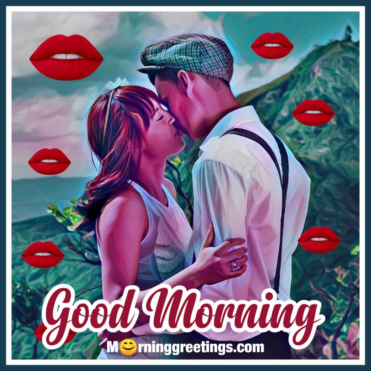 Good Morning Kissing Pic