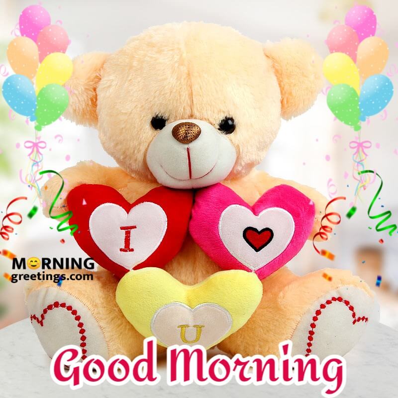 Good Morning Sweet Teddy Bear Card