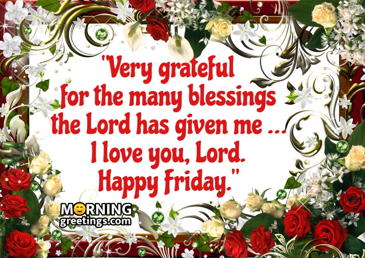 Happy Friday Blessings Of Lord