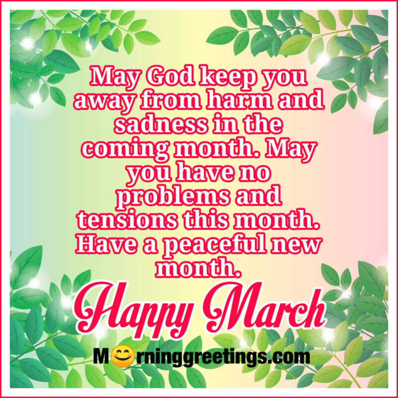 Happy March, Wish Image