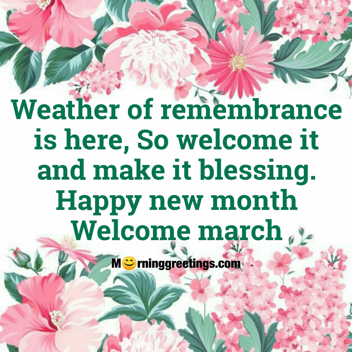Happy New Month Welcome March
