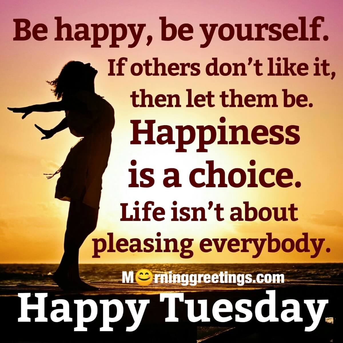 Happy Tuesday Quote On Happiness