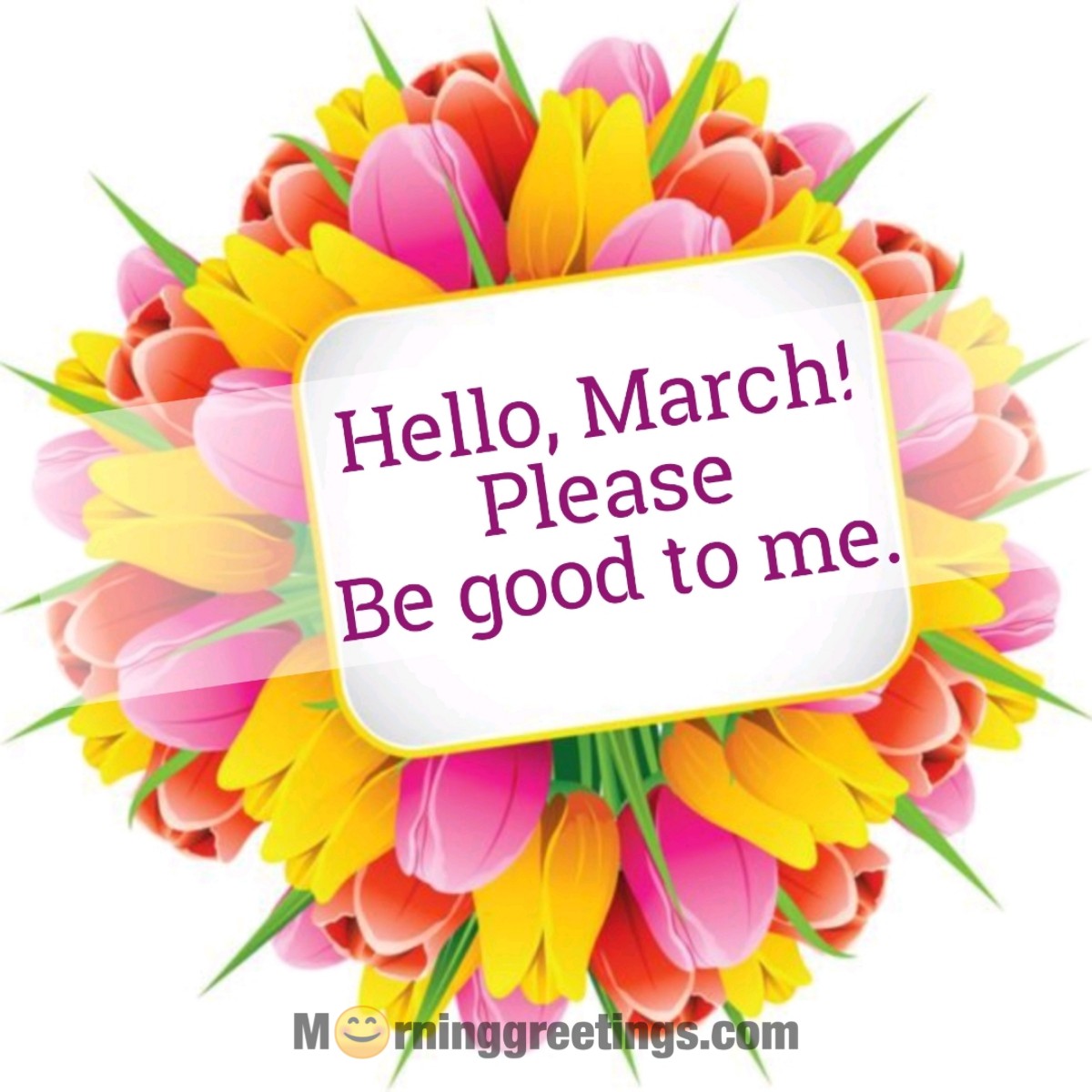Hello March Please Be Good To Me