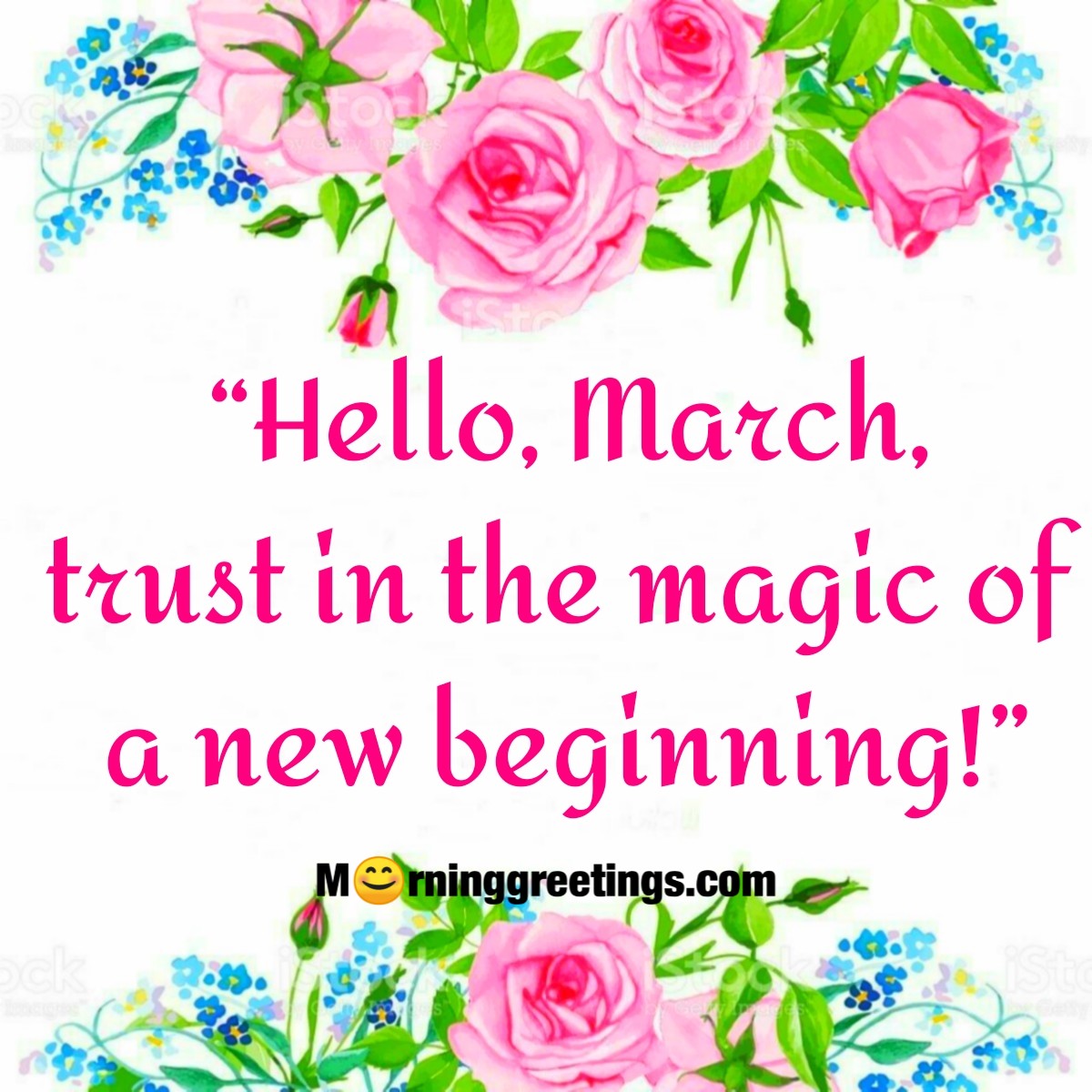 Hello March Trust In The Magic Of A New Beginning