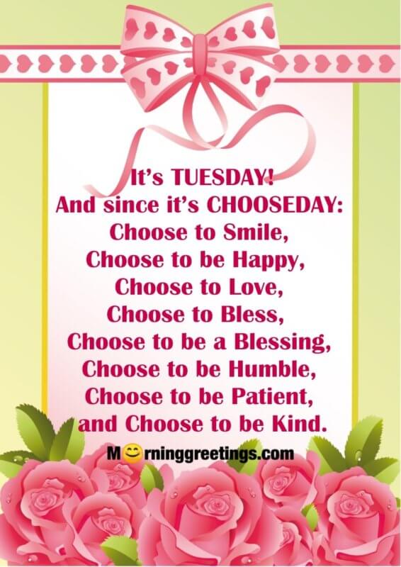 50 Best Tuesday Morning Quotes Wishes Pics Morning Greetings