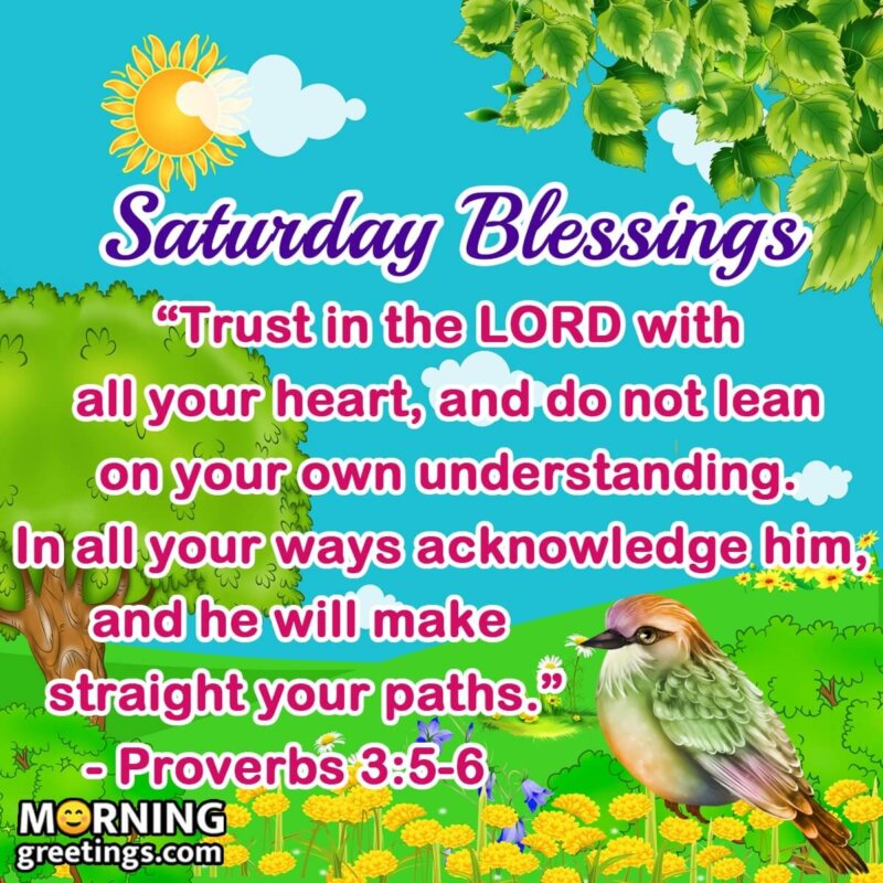 Saturday Blessings Image